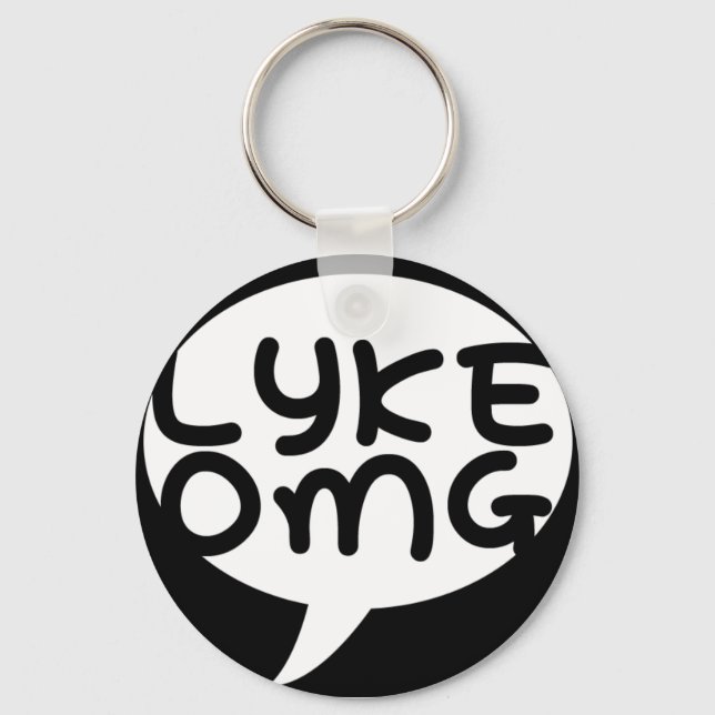 2 1/4" LYKE OMG Key Chain (Front)