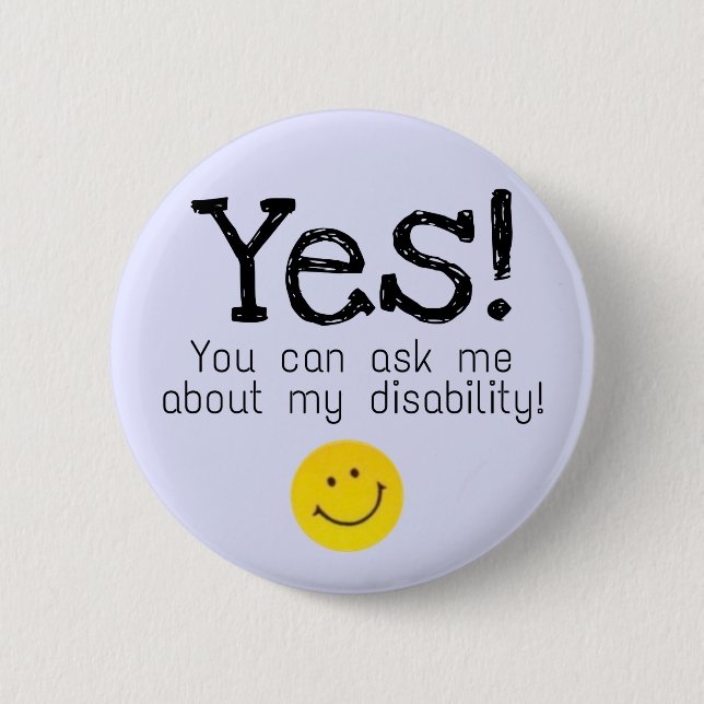 2.25" Badge - ask about disability (Front)