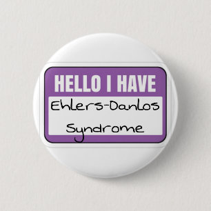 2.25" Badge - Ehlers-Danlos Syndrome