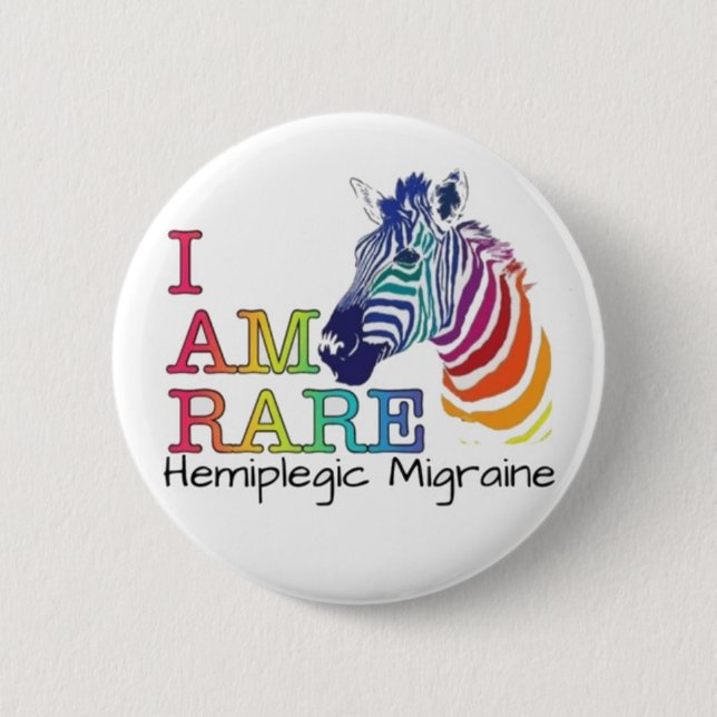 2.25" Badge - Hemiplegic Migraine (Front)