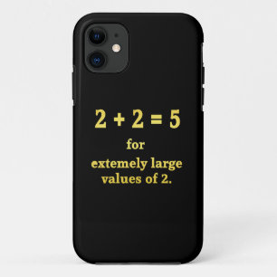2 + 2 = 5 Funny Math Joke Case-Mate iPhone Case