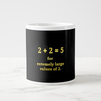 2 + 2 = 5 Funny Math Joke Large Coffee Mug