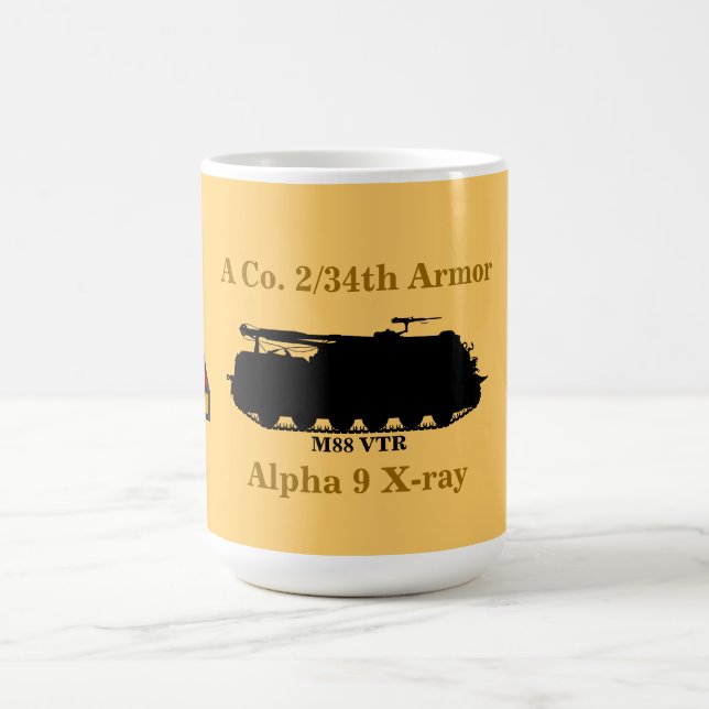 2/34th Armour, 25th Inf. Div. M88 VTR Custom Mug (Center)