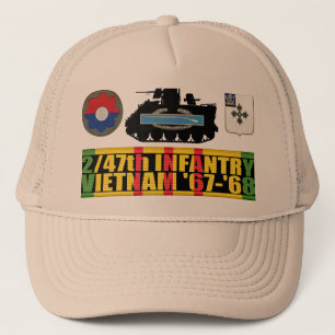 2/47th Infantry Vietnam '67-'68 M113 CIB Hat