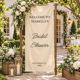 2.5×6 Custom Wedding Welcome Bridal Shower Banner