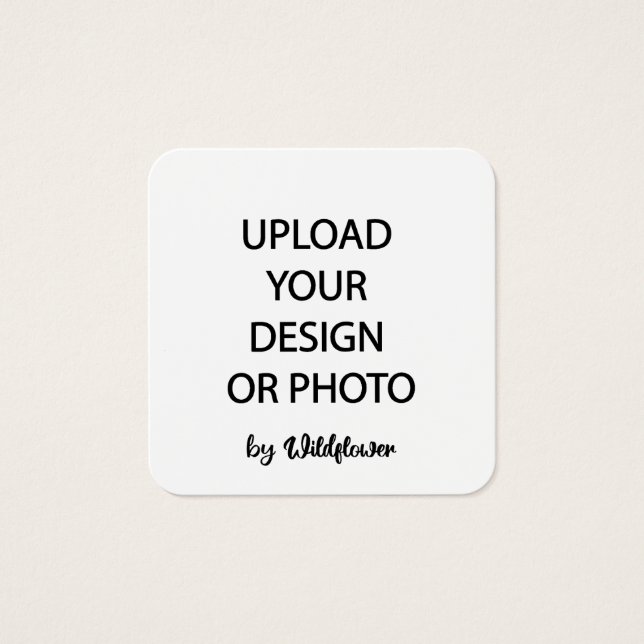 2.5" x 2.5" Profile Custom Card (Front)