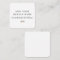 2.5" x 2.5" Rounded Enclosure Cards