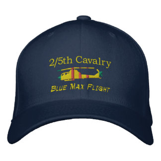 2/5th Cavalry Blue Max AH-1G Cobra Embroidered Hat