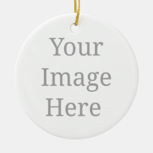 2.87" diameter ceramic tree decoration