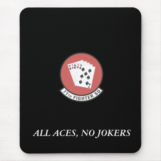 2-AI, ALL ACES, NO JOKERS MOUSE PAD (Front)