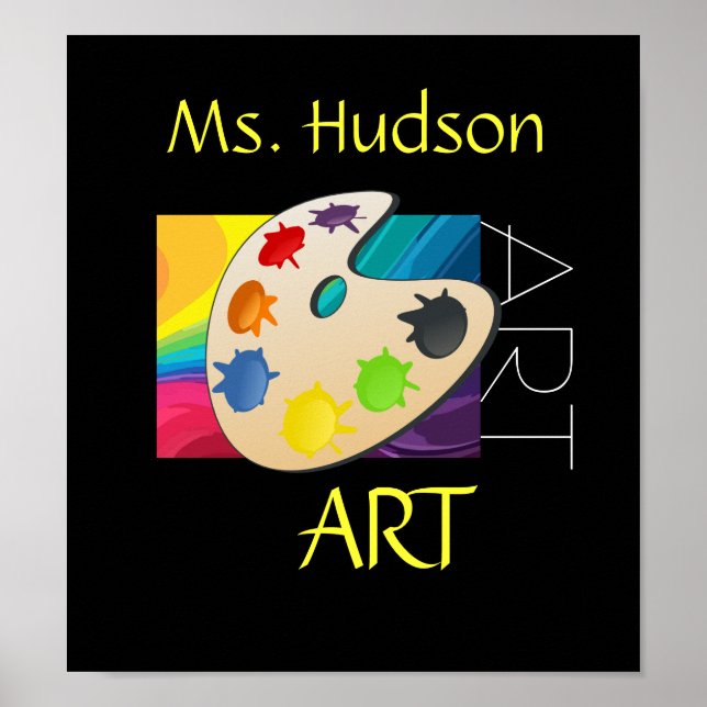 #2 Art Teacher Poster - SRF (Front)