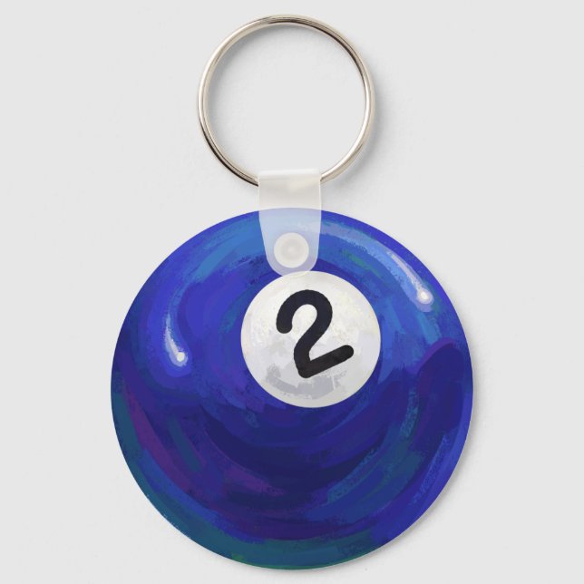 2 Ball Key Ring (Front)