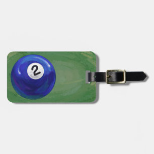 2 Ball Luggage Tag