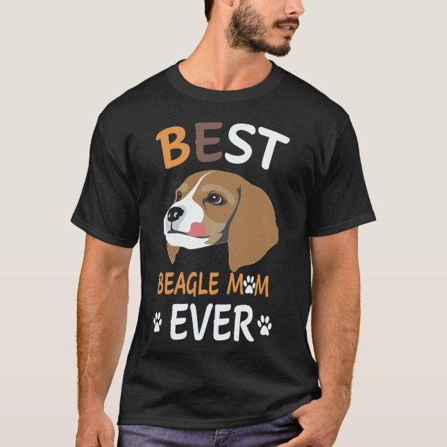 2 Best Beagle Mum Ever Beagle T-Shirt (Front)