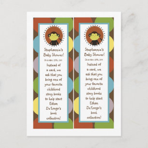 2 Book Marks Jungle Tales Safari Invitation Postcard