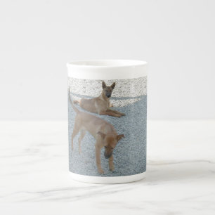 2 Carolina_Dogs.png Bone China Mug