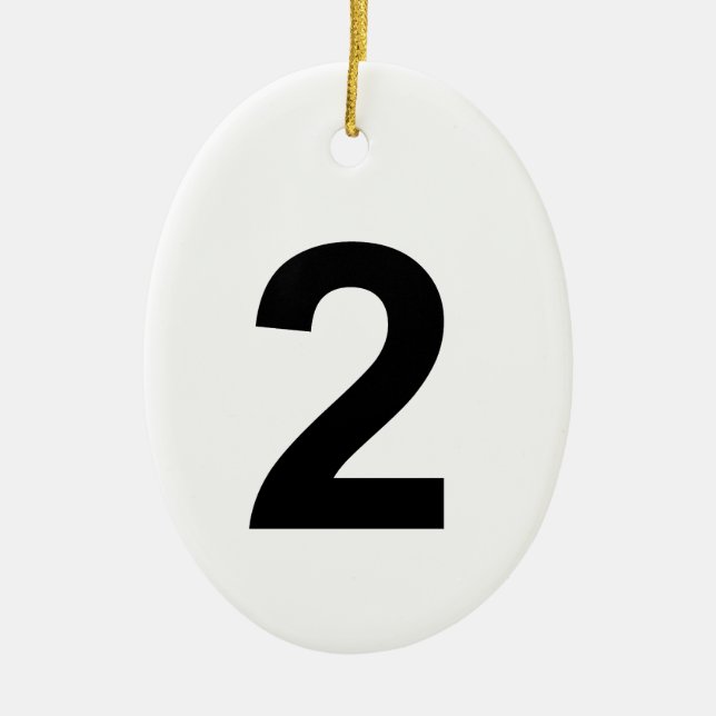 2 CERAMIC TREE DECORATION (Front)