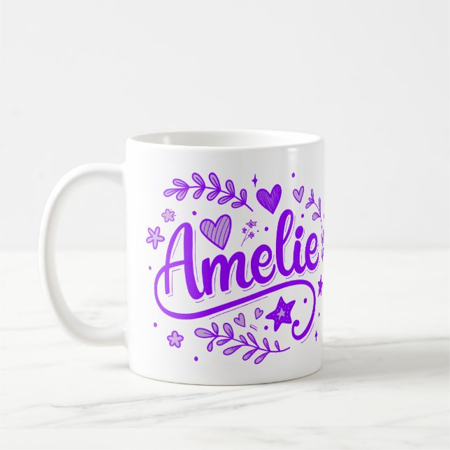 2 Color Amelie 2 Coffee Mug (Left)