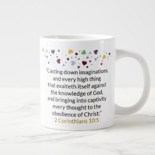 2 Corinthians 10:5 - Jumbo Mug