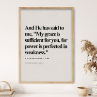 2 Corinthians 12:9, Bible Verse, Modern Bible, Scr