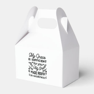 2 Corinthians 12:9 – My Grace Is Sufficient Art Favour Box