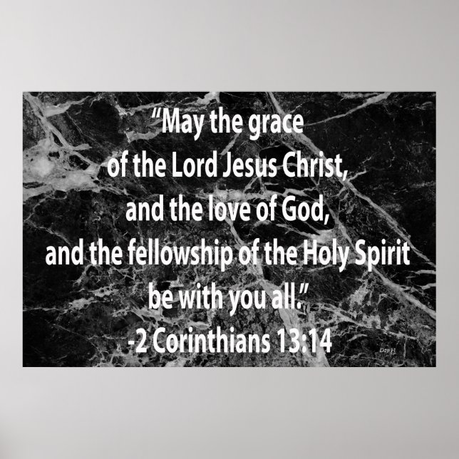 2 Corinthians 13:14 Poster (Front)
