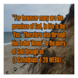 2 Corinthians 1:20 WEBU Poster