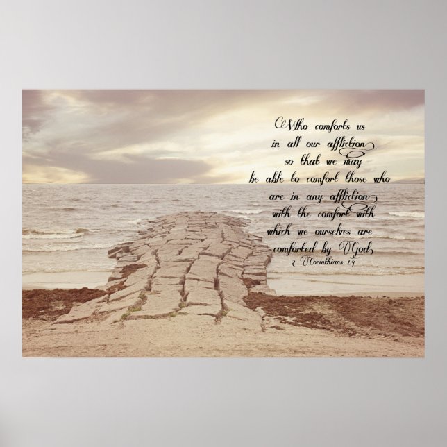 2 Corinthians 1:4 Poster (Front)