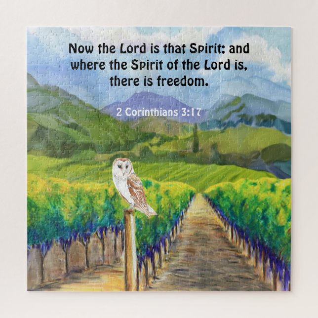 2 Corinthians 3:17 Jigsaw Puzzle (Vertical)