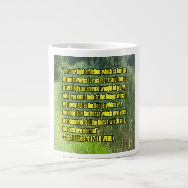 2 Corinthians 4:17–18 WEBU Mug (Front)
