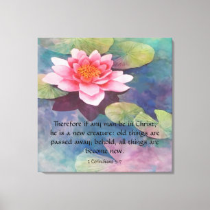 2 Corinthians 5:17 Canvas Print