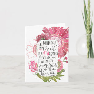 2 Corinthians 5:17 Scripture Verse NoteCard