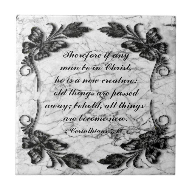 2 Corinthians 5:17   Tile (Front)
