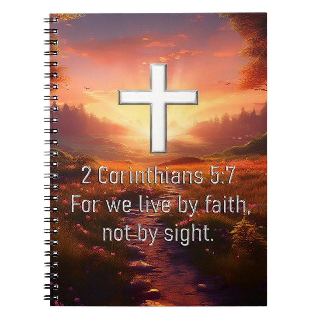 2 Corinthians 5:7 Notebook (Front)