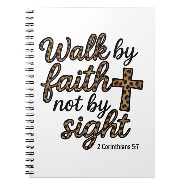 2 Corinthians 5:7 Notebook (Front)