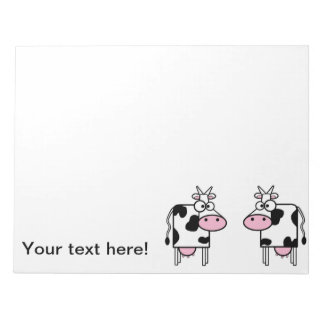 2 cows notepad