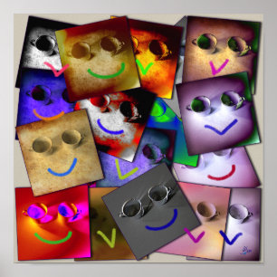 2 cups and One smile x... Poster