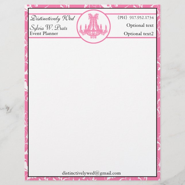 2 CUSTOMISED LETTERHEAD (Front)