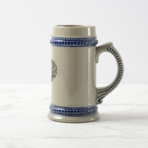 2 cv citroen beer stein