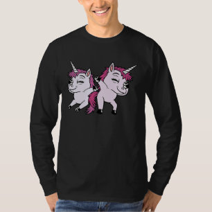 2 Dabbing Unicorns Team T-Shirt