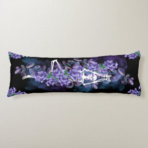2 designs: Lilac field with a skeleton  Body Cushion