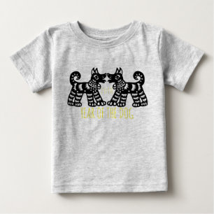 2 Dogs For Earth Chinese New Year 2018 Baby 2 T-Shirt