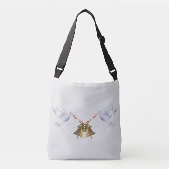 2 doves & Bells Crossbody Bag (Front)