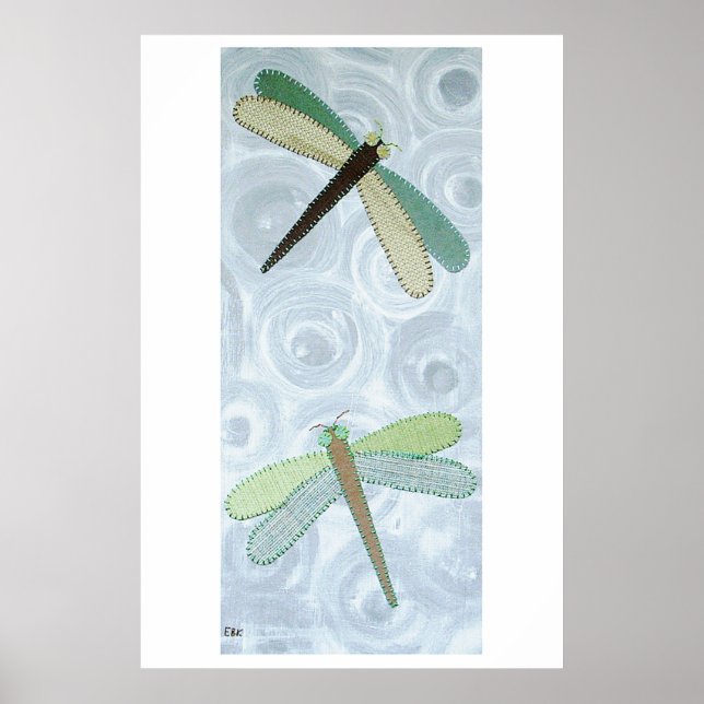 2 Dragonflies #1 Poster (Front)