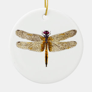 2 Dragonflies Christmas Ornament II