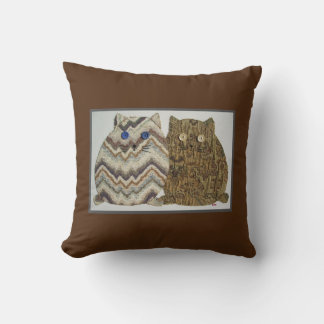 2 Fat Cats #1 Cushion