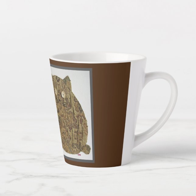 2 Fat Cats #1 Latte Mug (Right)