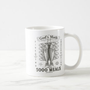 2 Fishes 5 Breads Jesus Feeds The 5000 Christian B Coffee Mug