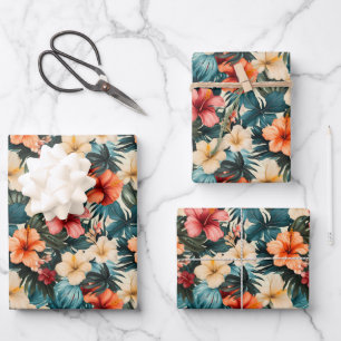 #2 Floral Pattern Wrapping Paper Sheet