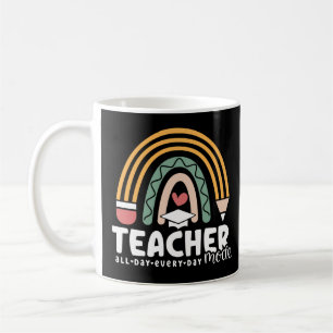 2- Funny Teacher Mode Teaching Gift for Teacher Coffee Mug